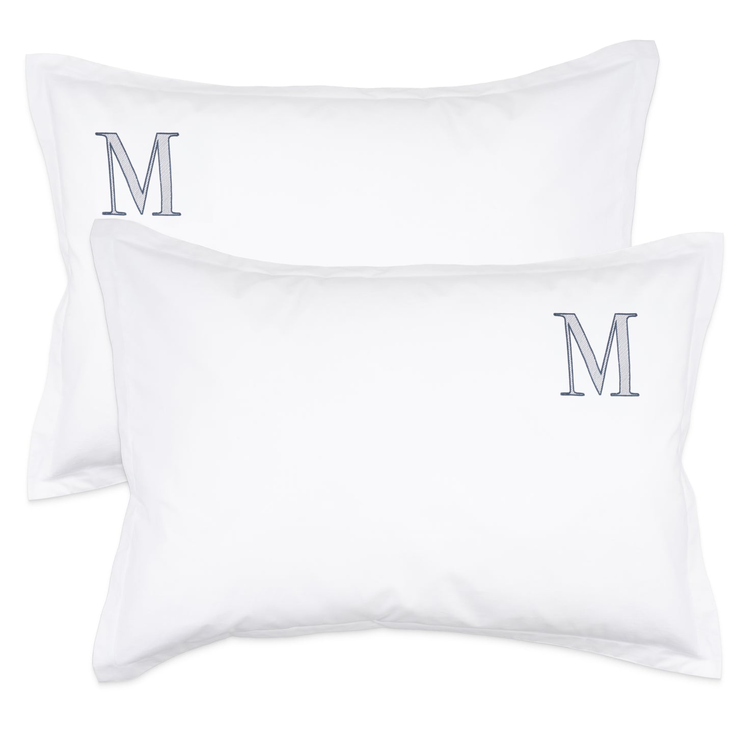 Monogrammed Pillow Shams (Set of 2) - M