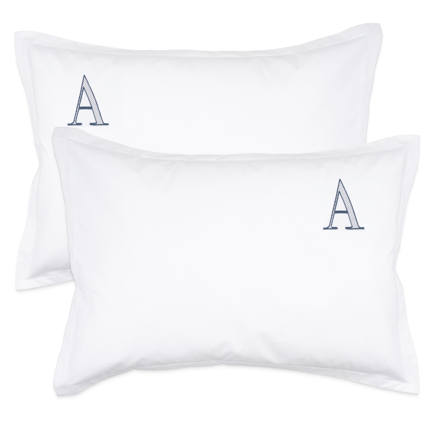 Monogrammed Pillow Shams (Set of 2) - A