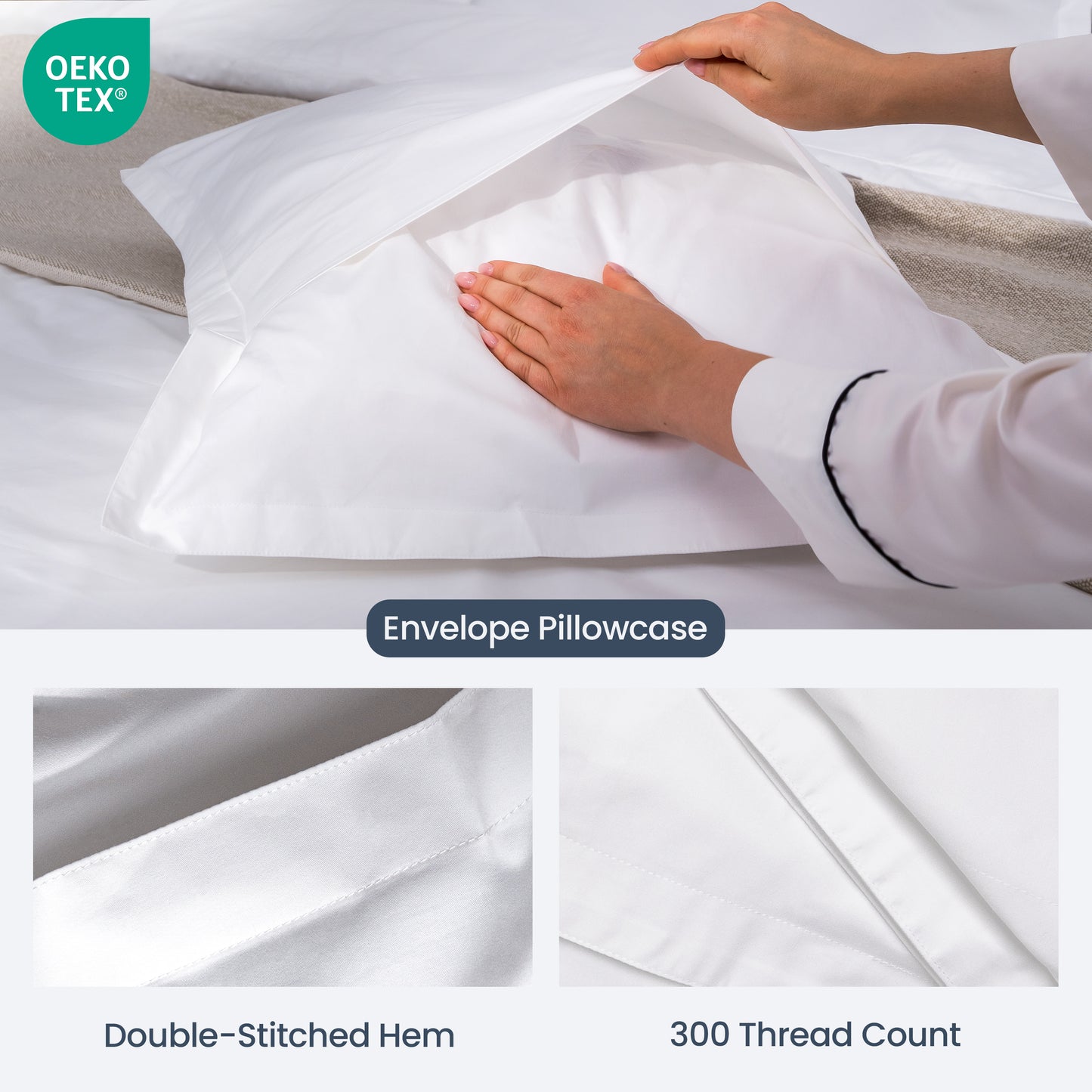Monogrammed Pillow Shams (Set of 2) - E